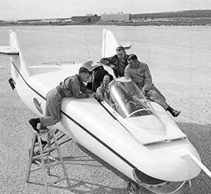 Col Chuck Yeager in lifting body